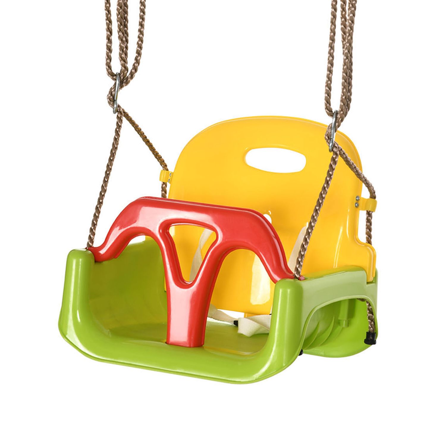 Outsunny 3-in-1 Babyschaukel mit verstellbaren Seilen, Grün