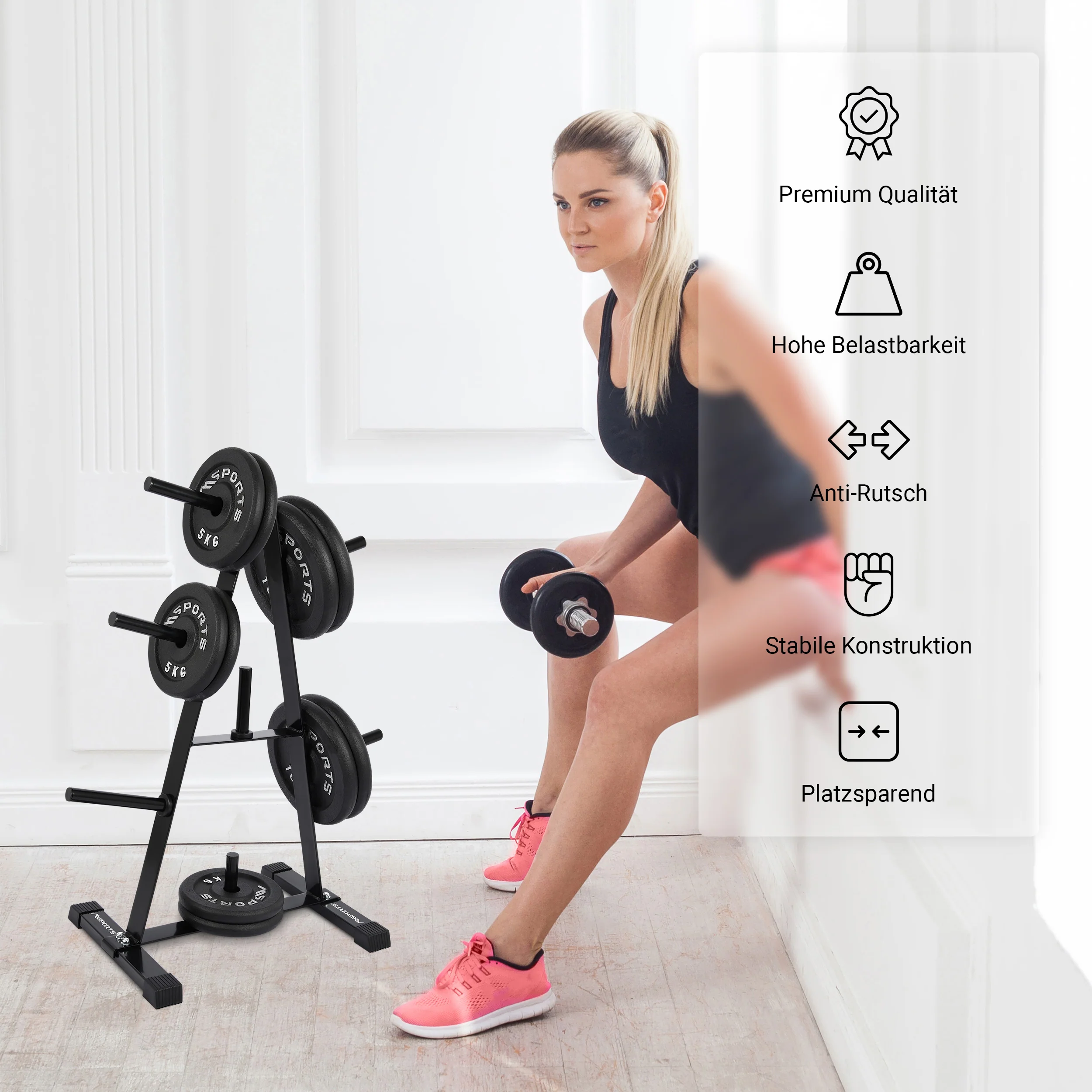 Premium-Hantelscheibenständer 2025