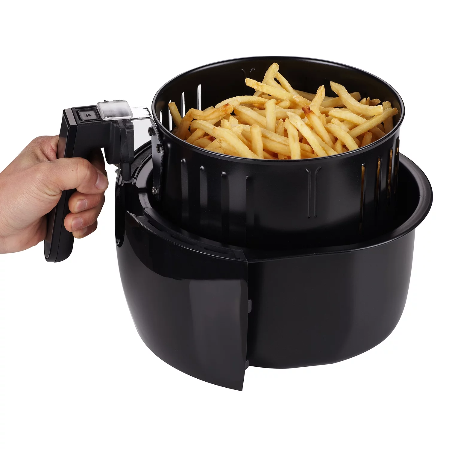 Friteuse à air électrique GoWISE USA GW22621 de 4e génération. Noire. 3,5 litres. 1400 W. Neuve.