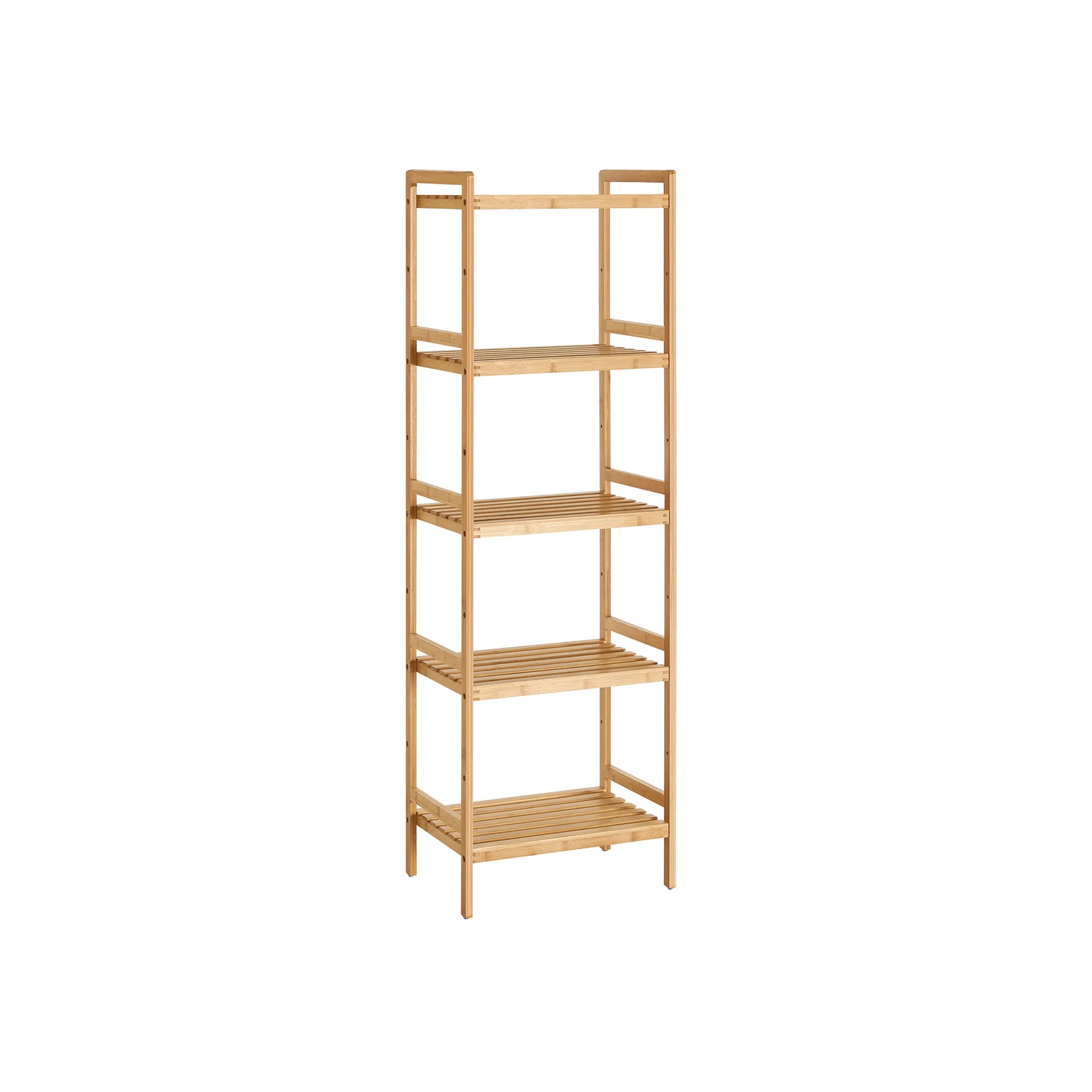 5-lags bambus badeværelseshylde