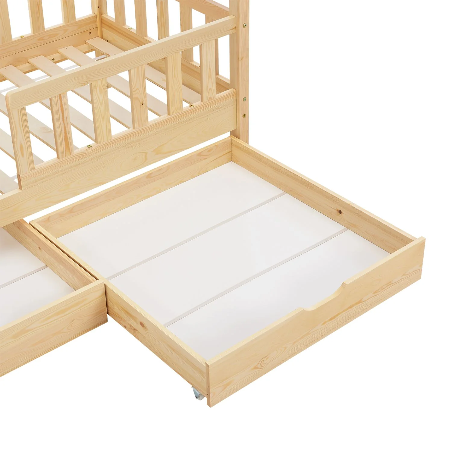 Lit enfant Marli 2025, 80 x 160 cm, avec tiroirs de rangement