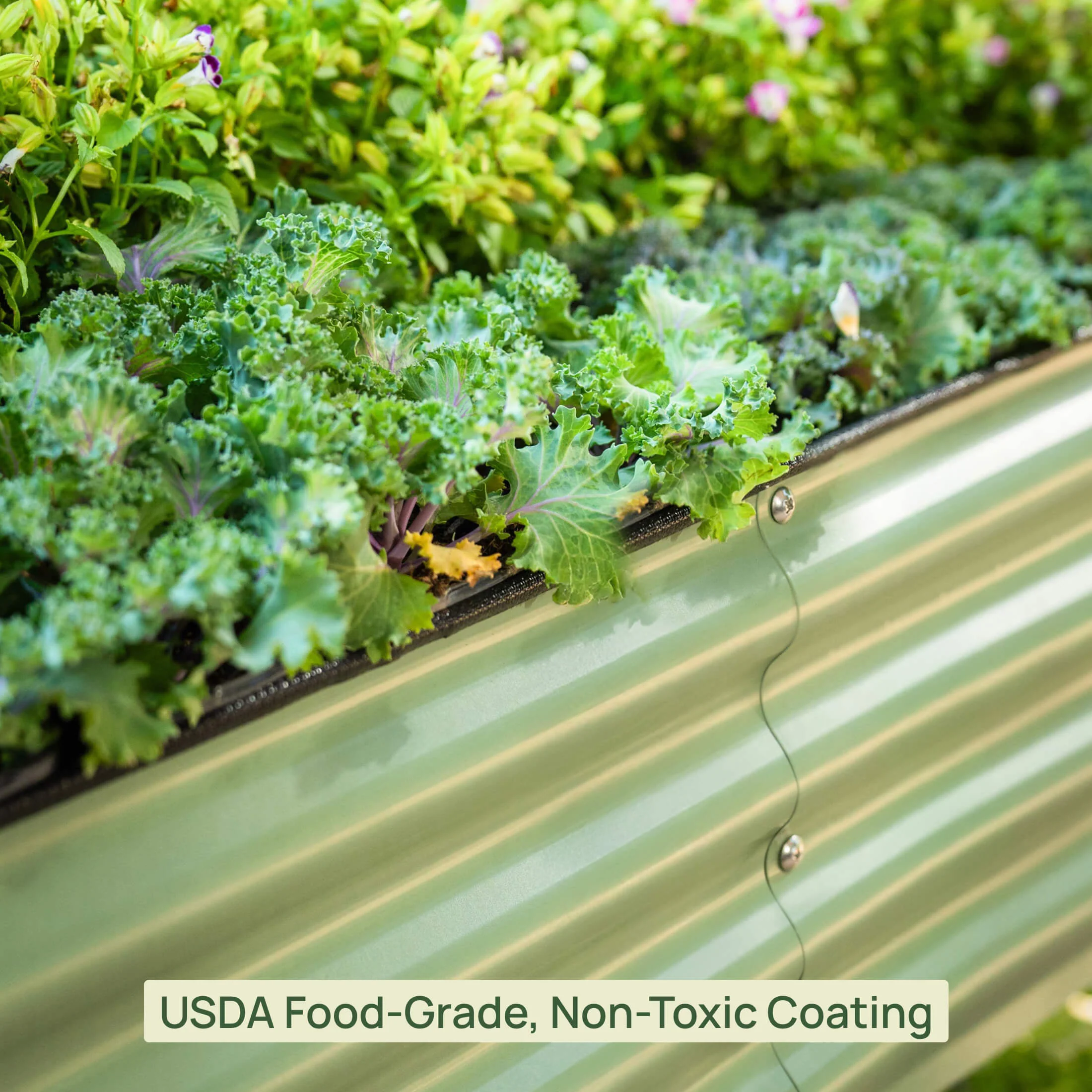 2025 Hævet plantekasse – V-serien 2' x 6'