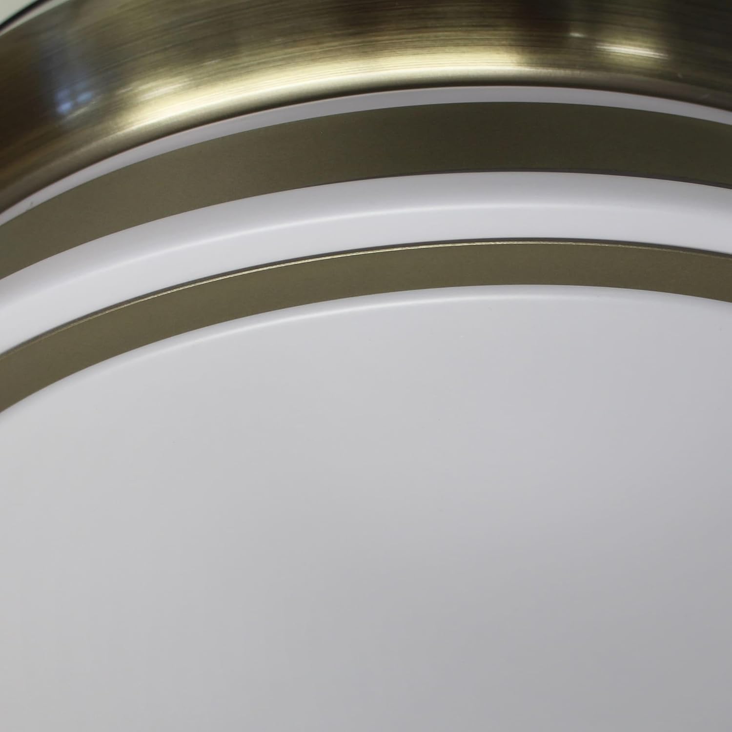 Wonderlamp – Mini ventilateur de plafond LED Pearl avec pales rétractables, moteur CC silencieux, 3 températures de couleur réglables, 46 W, blanc