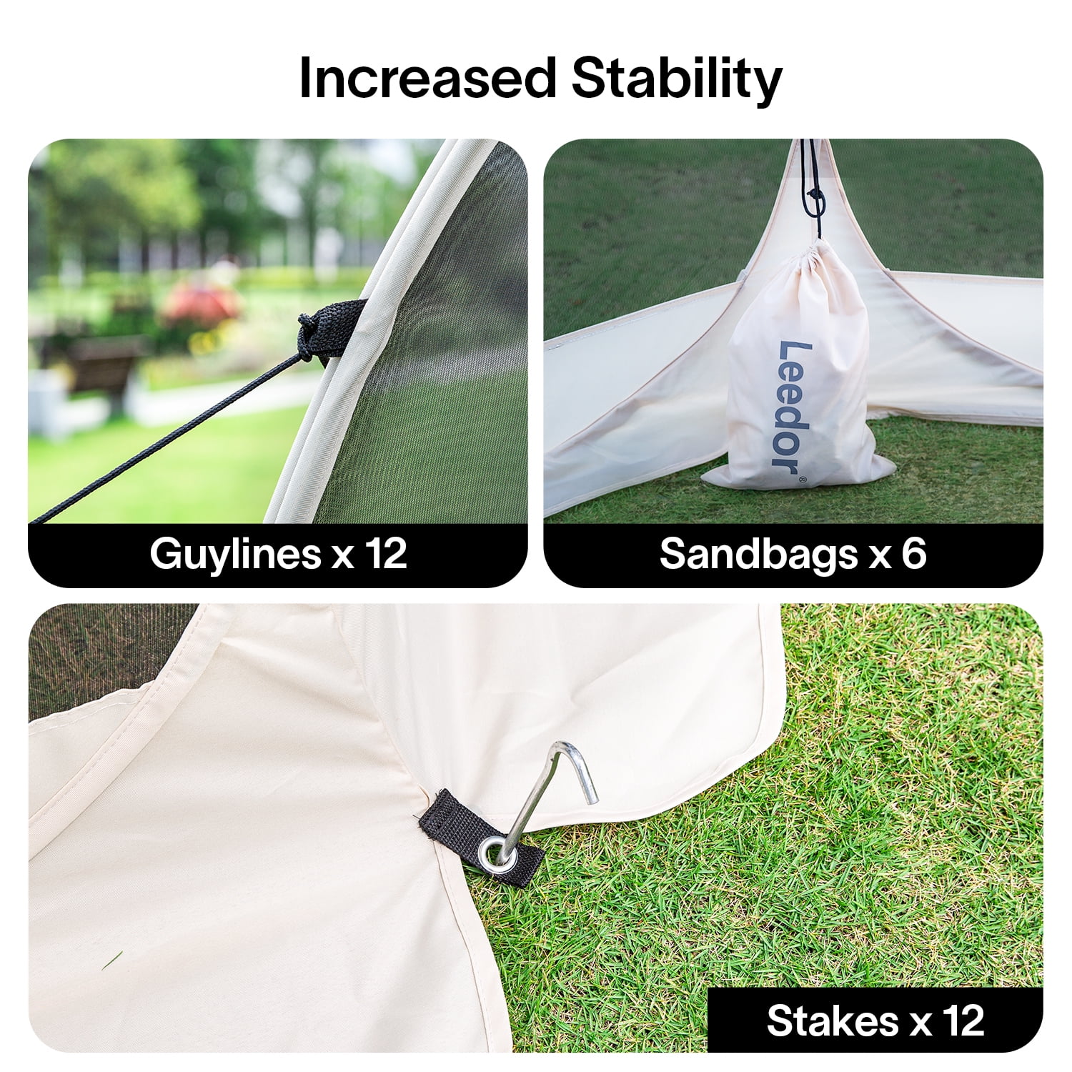 10 x 10 myggenet til udendørs familietelt - Udtrækkelig pavillon med markise til have eller restaurant