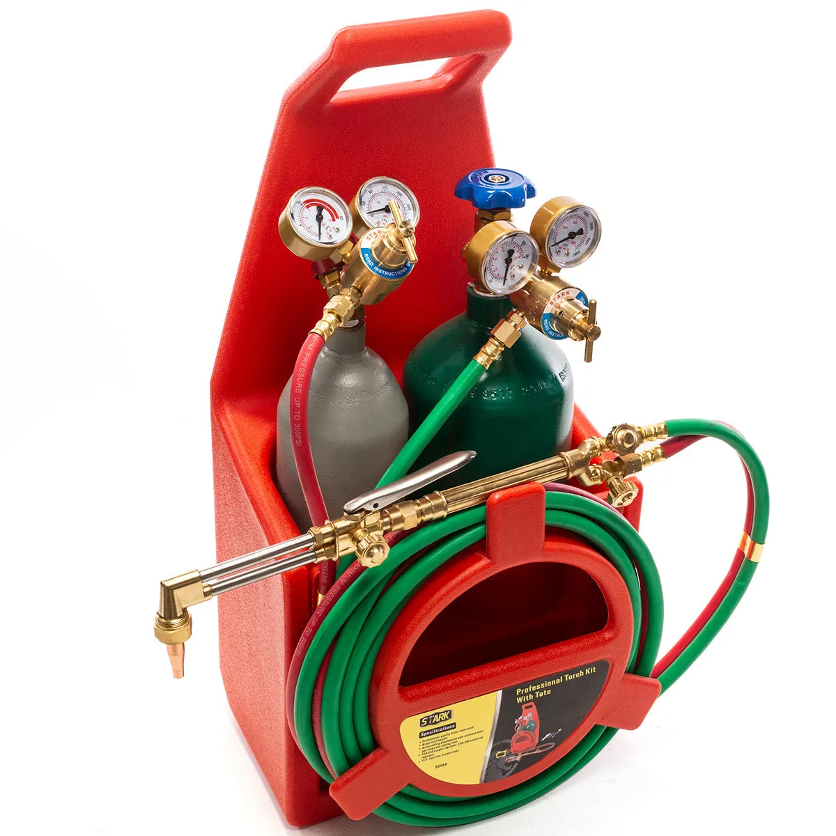 Kit régulateur de gaz oxygène-acétylène pour chalumeaux de soudage et de découpe – type Victor