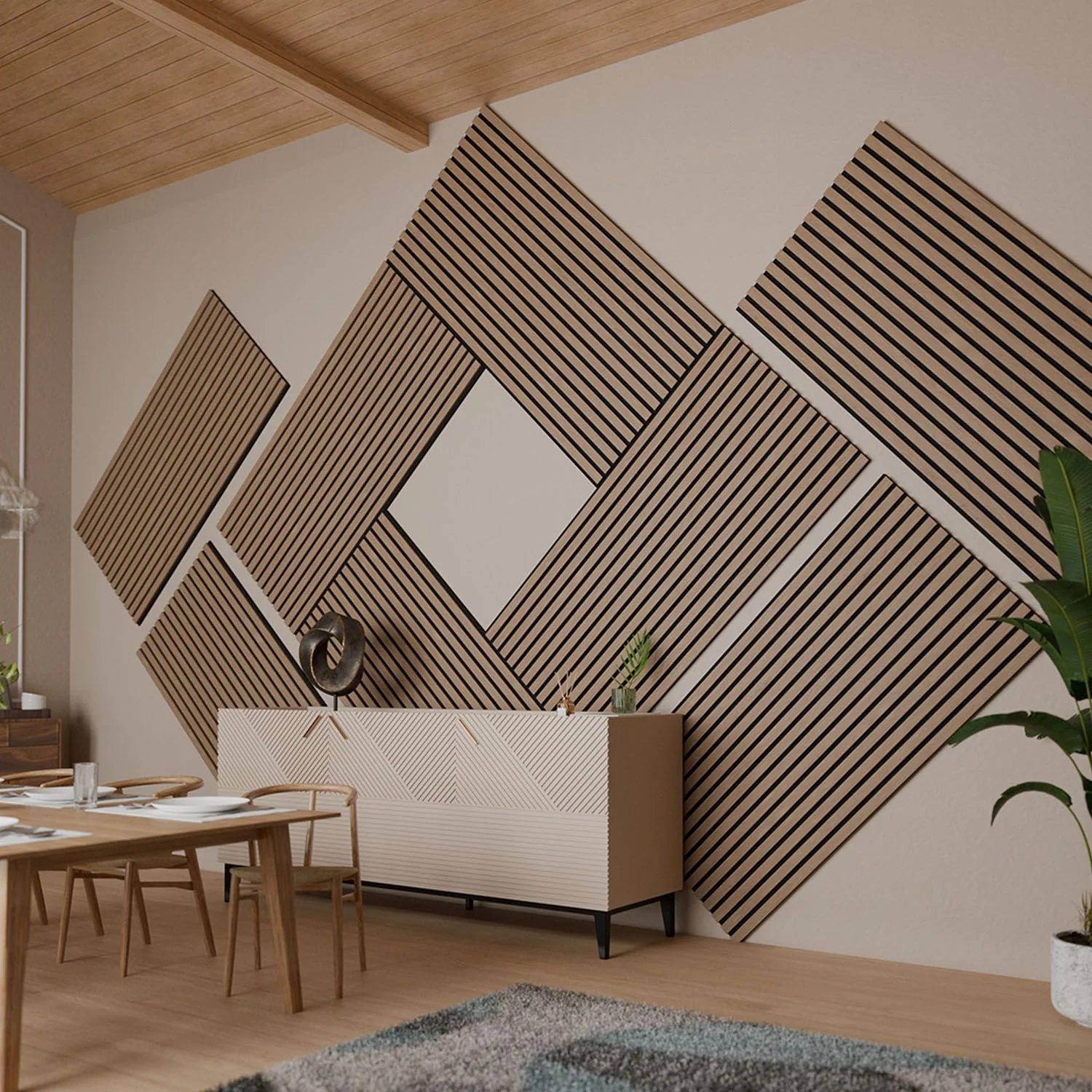 2025 panneaux muraux acoustiques par lot de 4