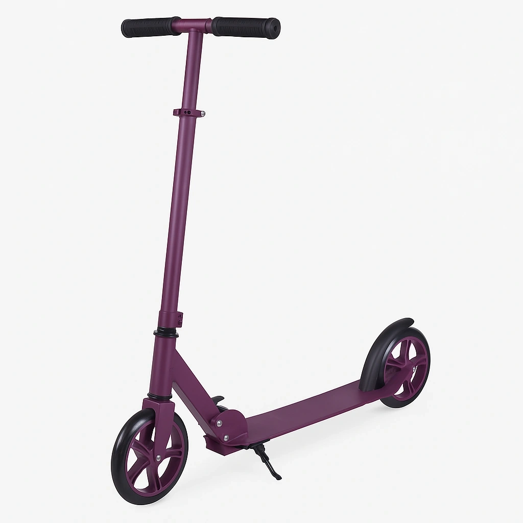 Trottinettes pour enfants, violet/noir, adaptées aux enfants de 6 à 12 ans - EpIoIByv60JQ