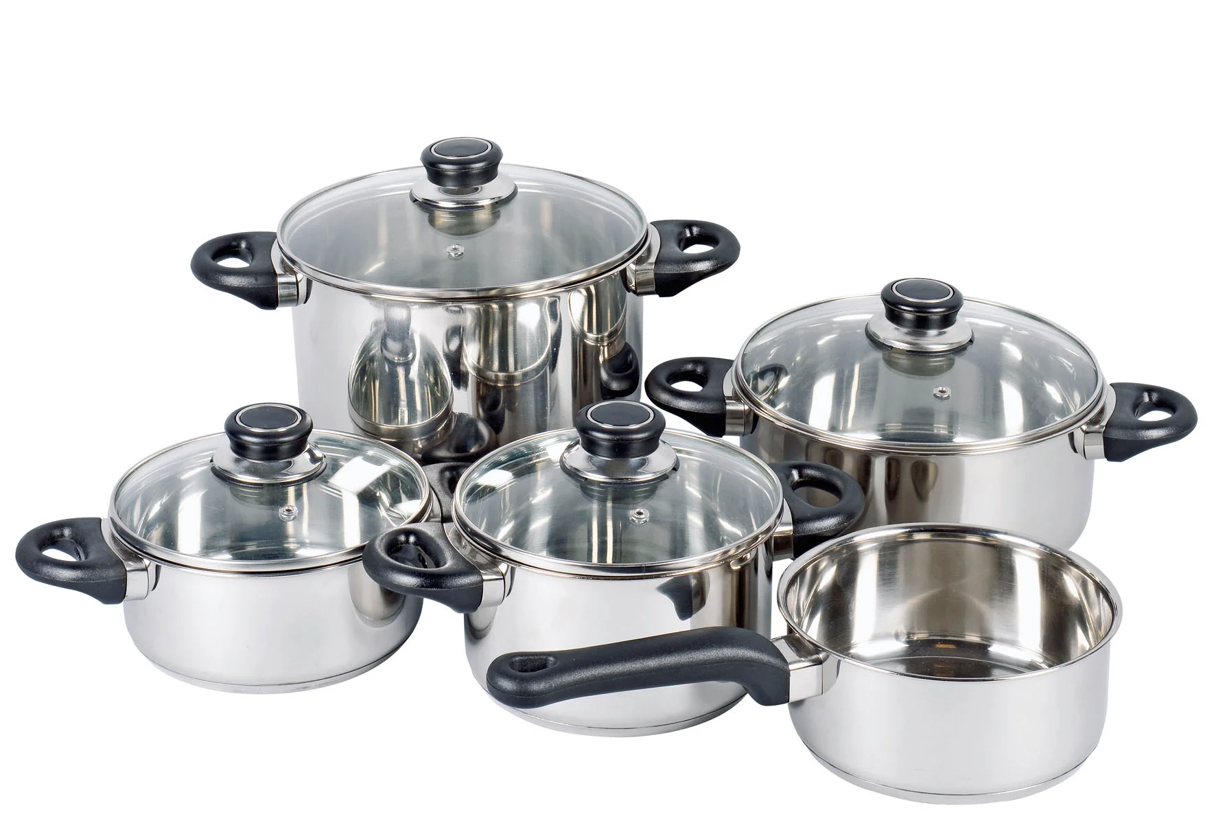 2025 Apollo køkkengrejsæt i rustfrit stål. 5 dele