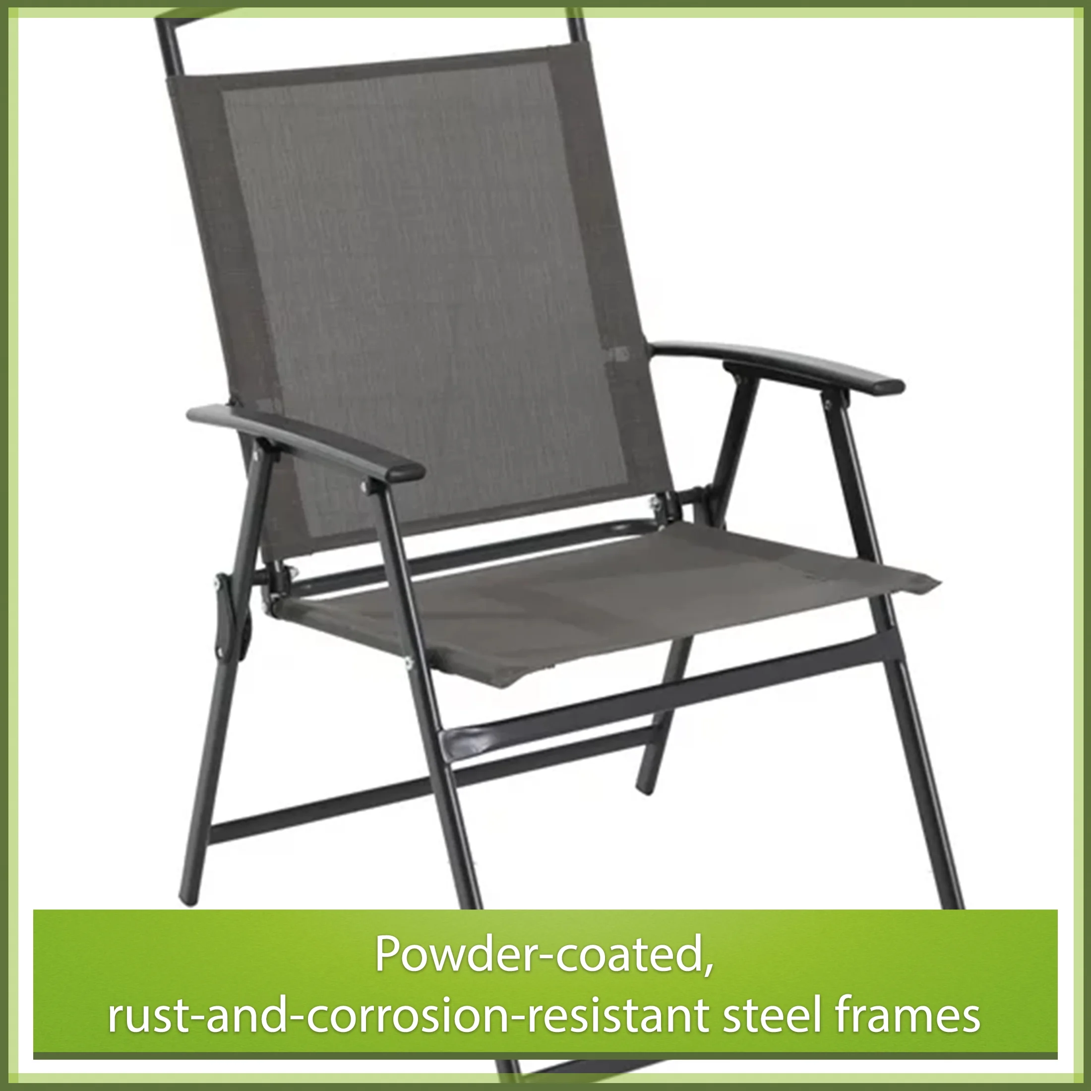 2025 Mainstays Albany Lane 6-delt udendørs spisebordssæt med parasol. Stål. Rød