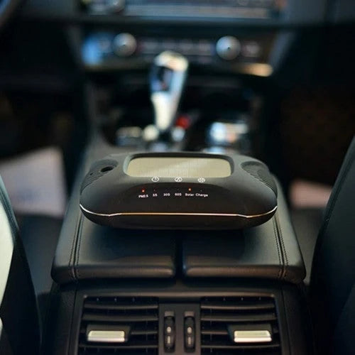 Purificateur d'air pour voiture MAG.AL avec diffuseur d'arômes, brumisation automatique, éliminateur de PM 2,5, humidificateur d'air frais et port USB avec filtre HEPA, blanc