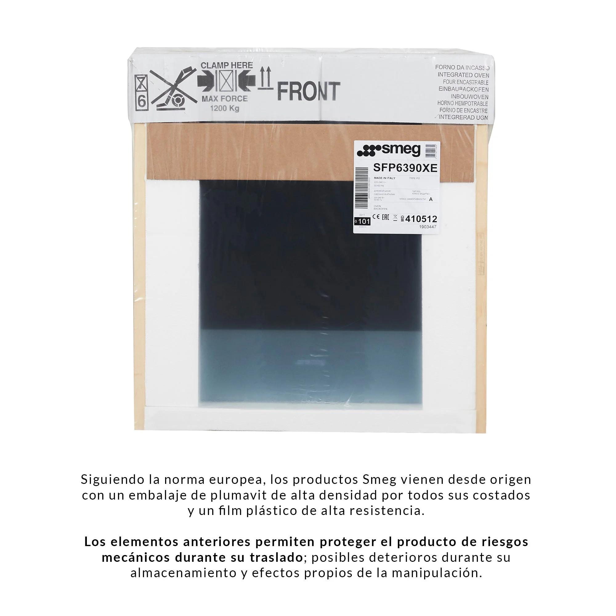 2025 Smeg Classica SFP6390XE 70 liters indbygget ovn