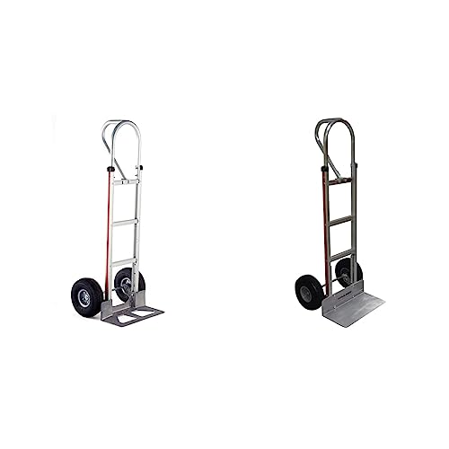 Magline HMK15AUA4 Aluminium-Sackkarre, vertikaler Schlaufengriff, Luftreifen, Tragkraft 500 lb