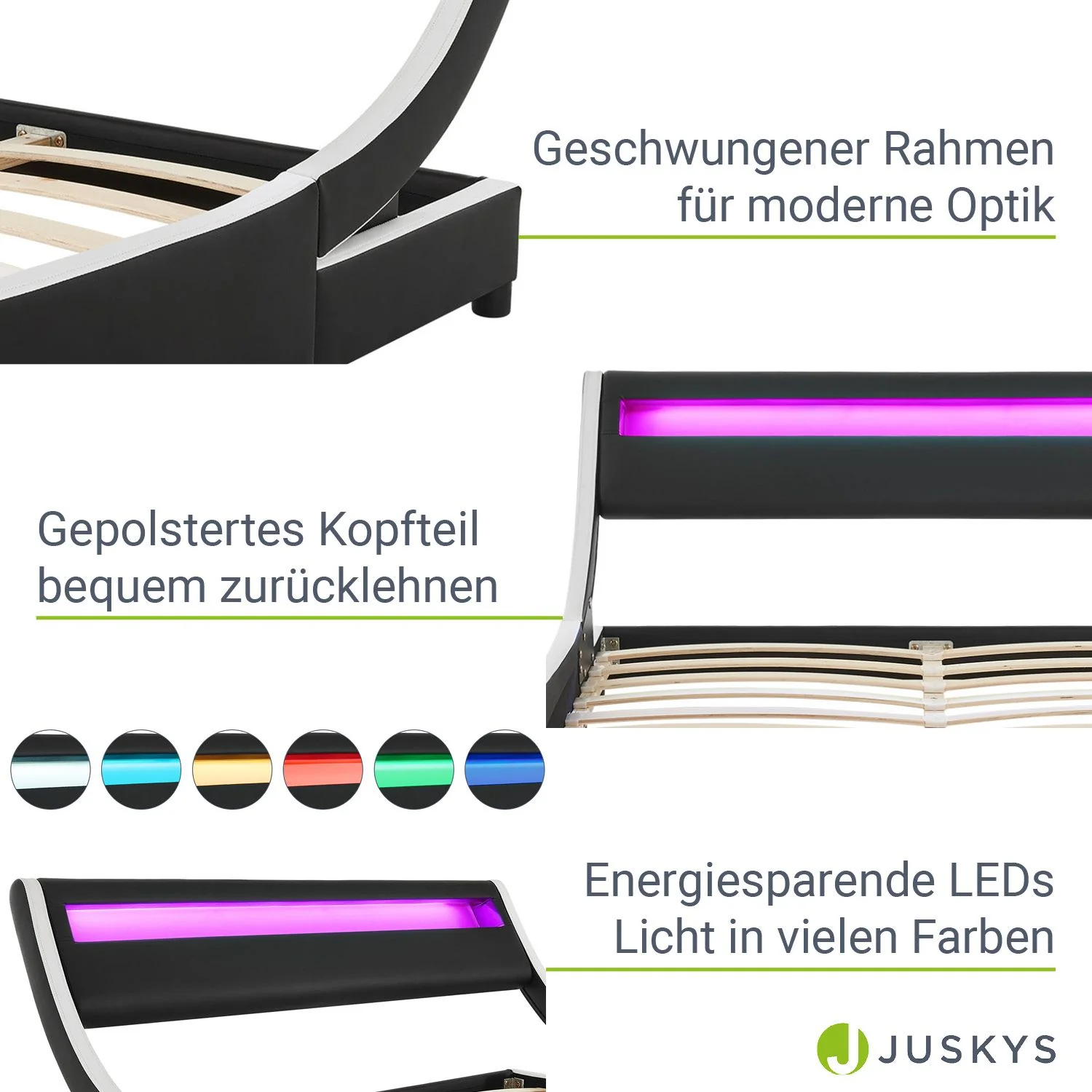 Lit capitonné Valencia 2025, 140 x 200 cm, blanc