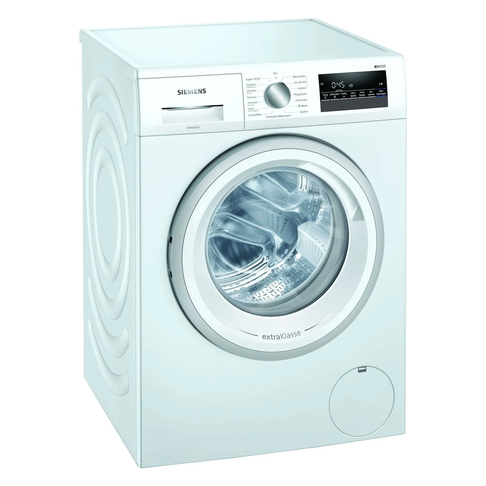 Machine à laver Siemens iQ300 WM14NK98, 8 kg, à chargement frontal, 1400 tr/min, blanche (2025).