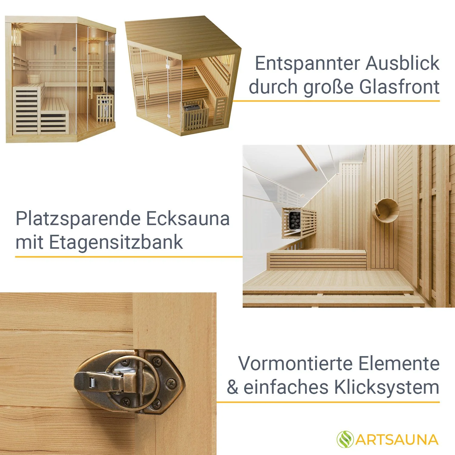 Sauna intérieur haut de gamme Espoo 200 (2025)