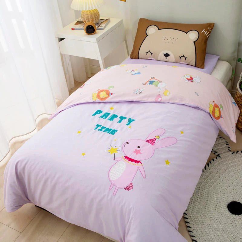 Broderisæt med bomuldsmærke og magisk kanin