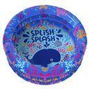 Dunkelblauer Wal-Kinderpool Ø85 cm