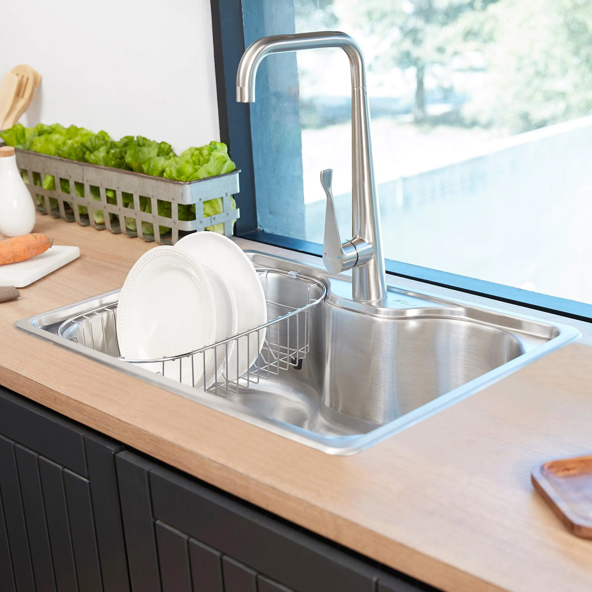 Lave-vaisselle de comptoir petit format Acqua en acier inoxydable FDV