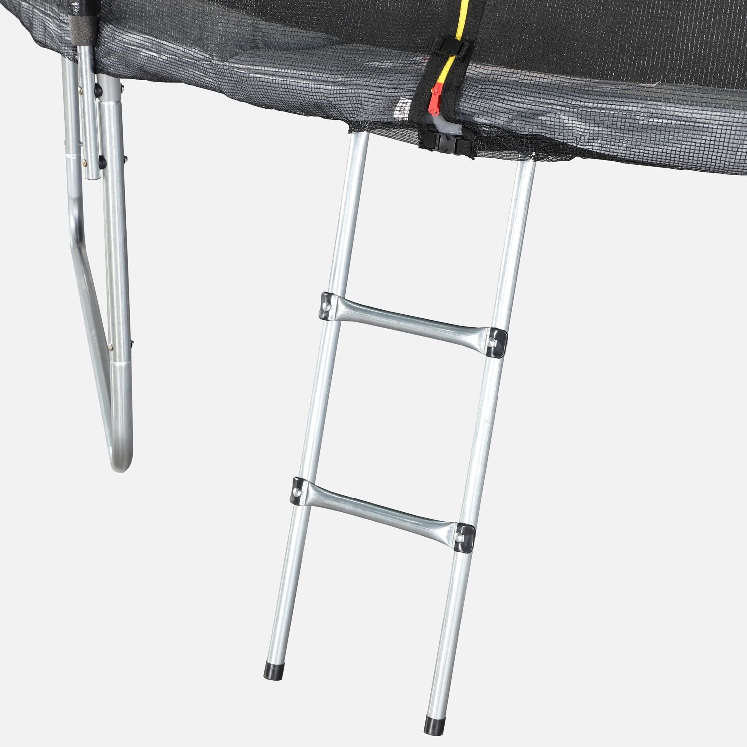 Trampolin mit Zubehörset, 430 cm, Grau