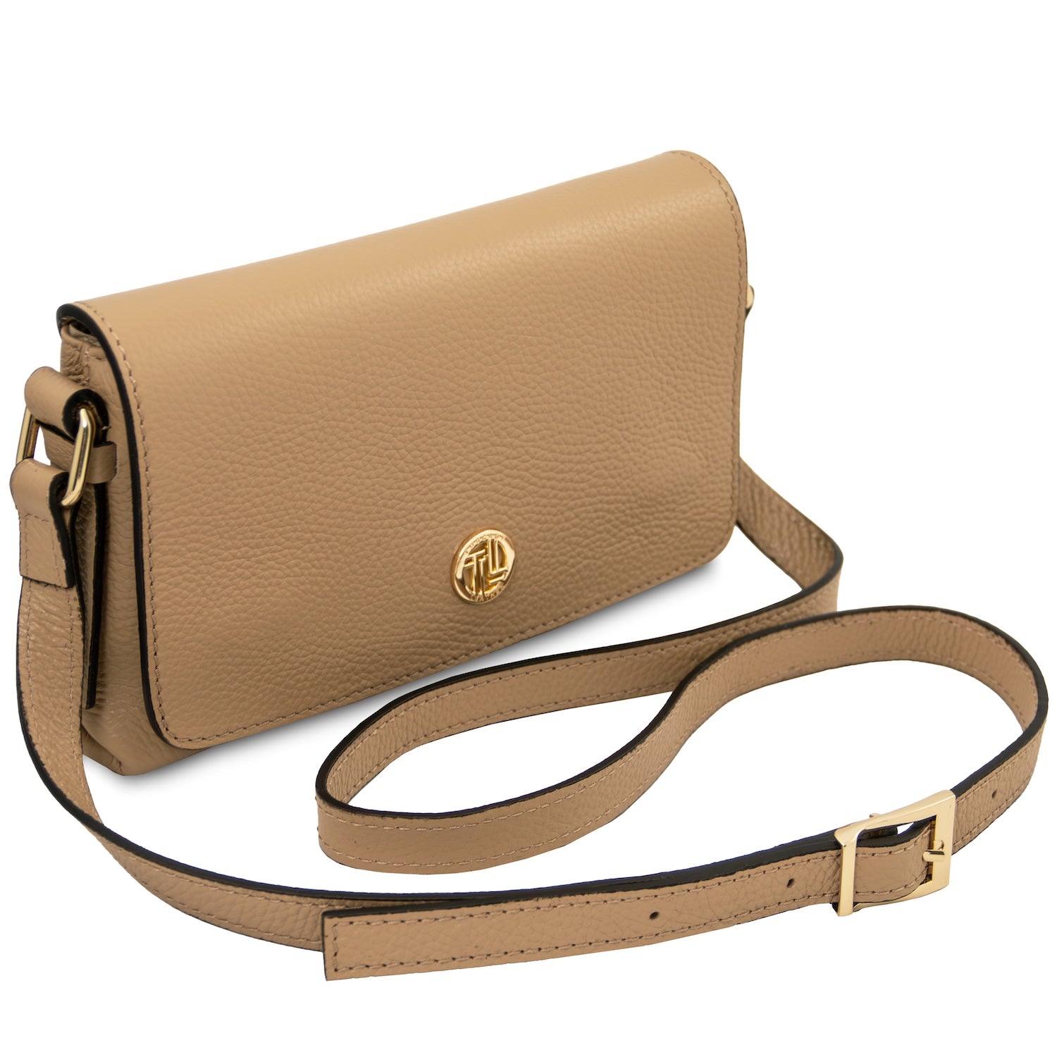 Biscuit - Soft leather shoulder bag | TL142582