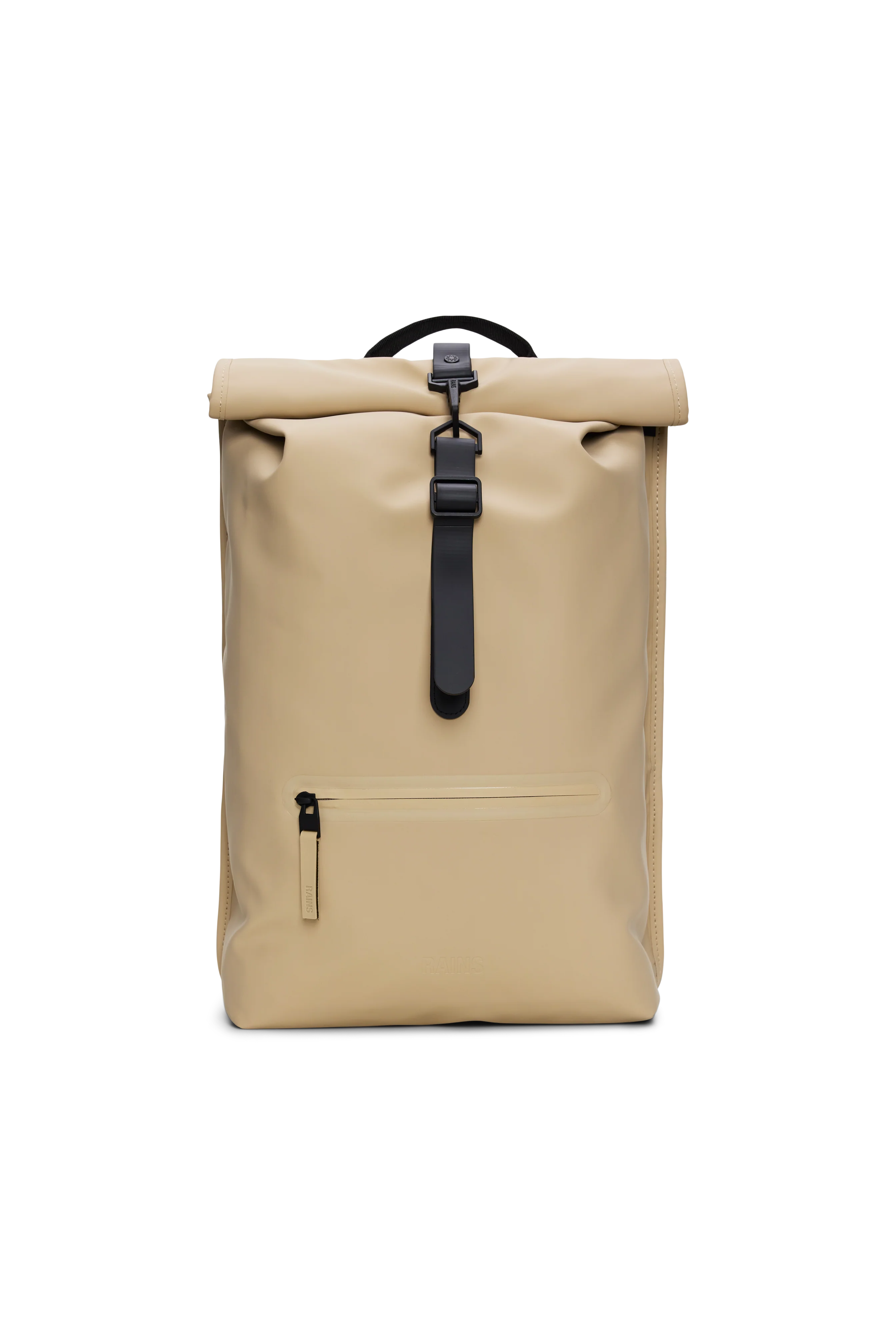 2025 Rolltop-rygsæk – Vandtæt urban rygsæk med roll-top-lukning. Siderum til laptop og sikker brystrem