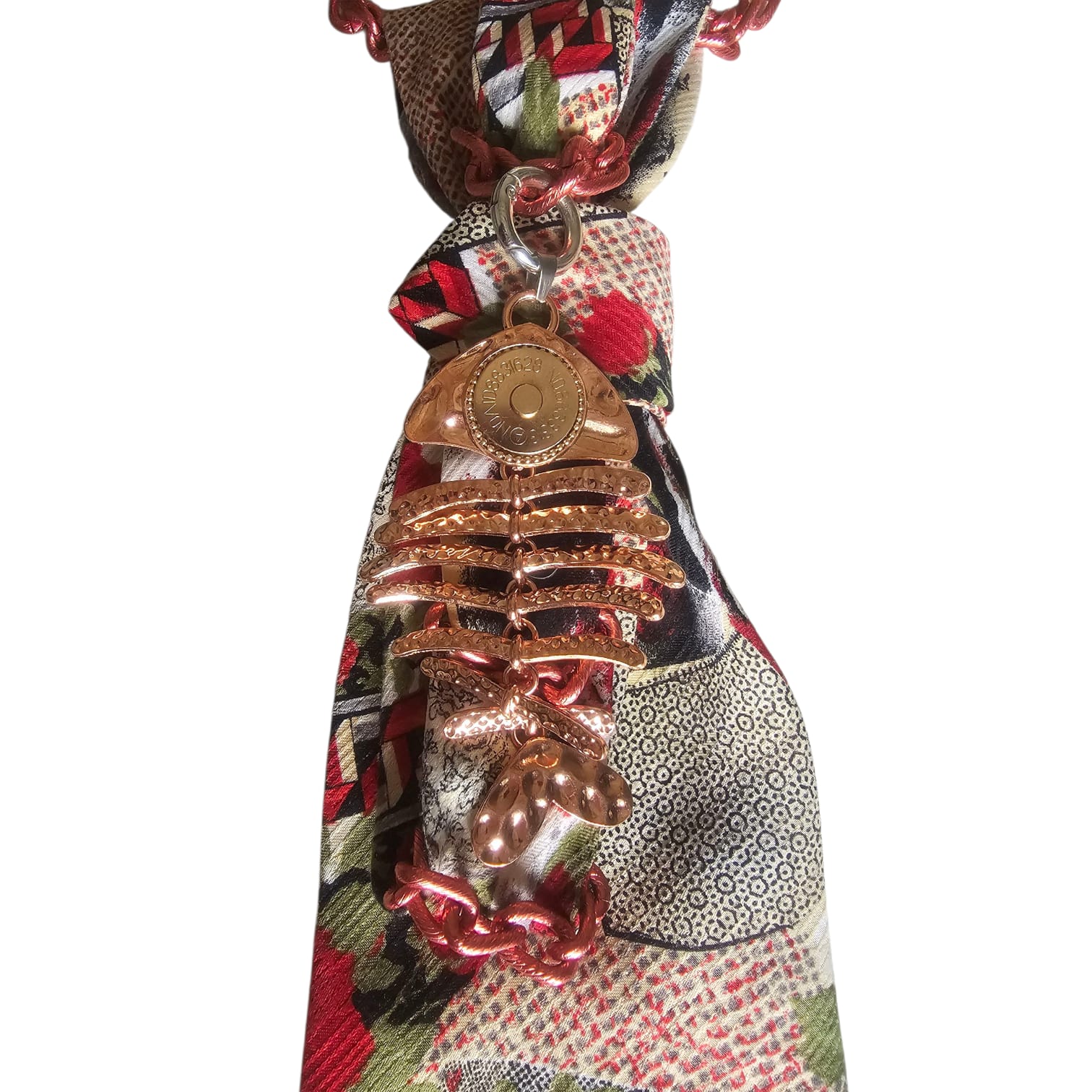 Rose Gold 4-in-1 Jeweled Tie