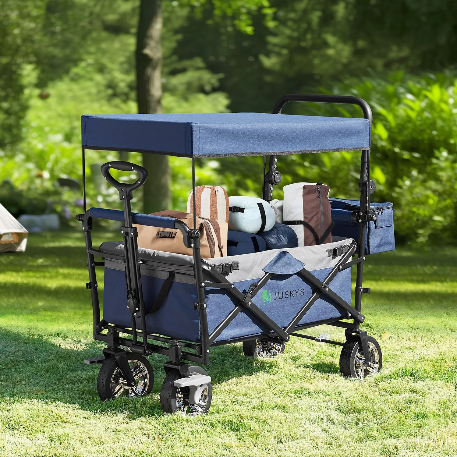 Poussette pliante 2025 avec toit et sac