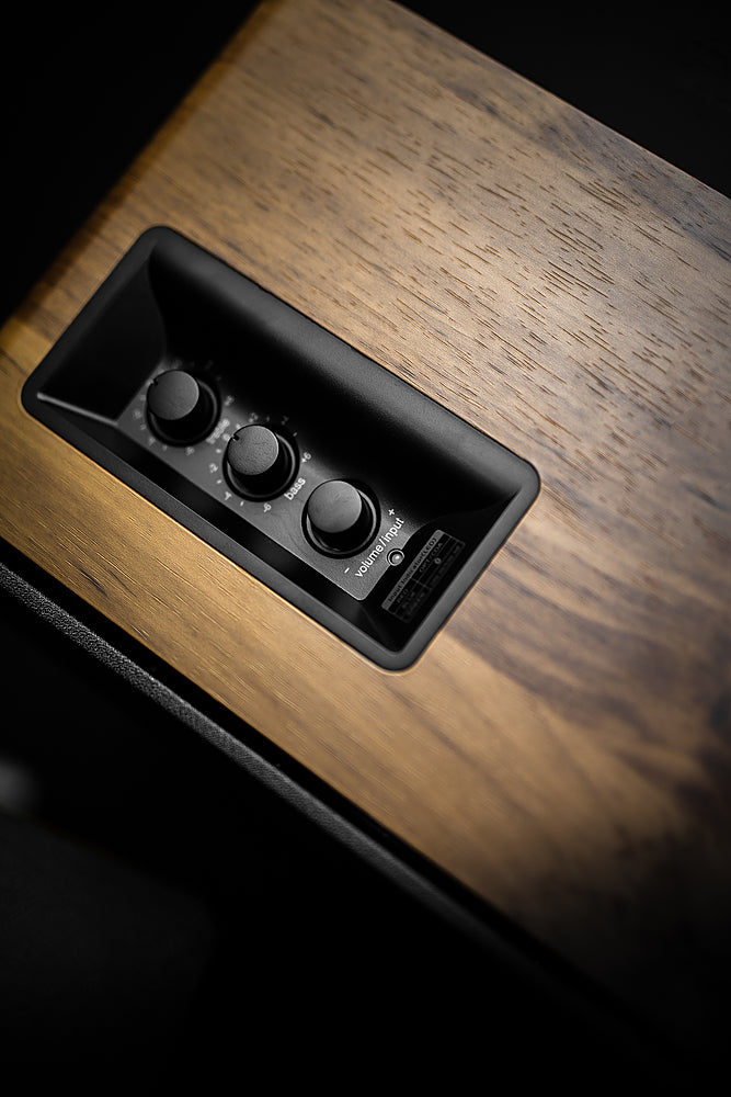 Edifier - Enceintes bibliothèque actives Bluetooth R1280DB, enceintes d'ordinateur - 42 W RMS, entrée optique - Moniteurs de studio sans fil - Marron