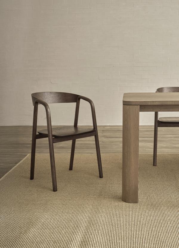 Inlay Dining Chair | Espresso Oak