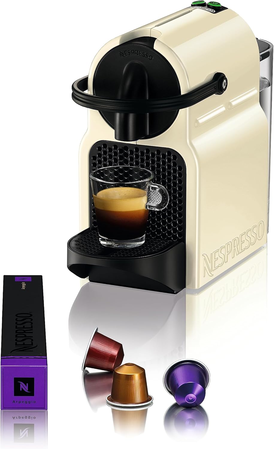 Nespresso De'Longhi Inissia EN80.B kaffemaskine til Nespresso-kapsler, 19 bar, automatisk slukning, sort