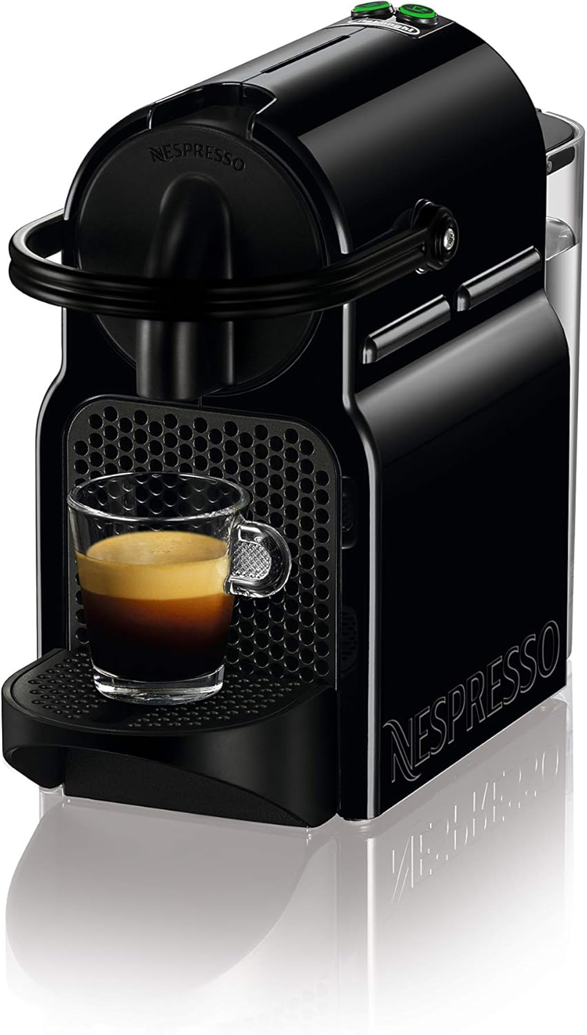 Nespresso De'Longhi Inissia EN80.B Kaffeemaschine für Nespresso-Kapseln, 19 bar, automatische Abschaltung, schwarz