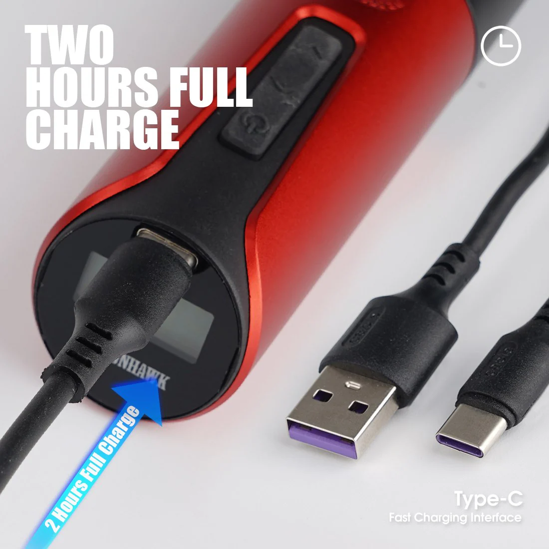 Dragonhawk Akku-Tätowiermaschine mit austauschbaren Batterien