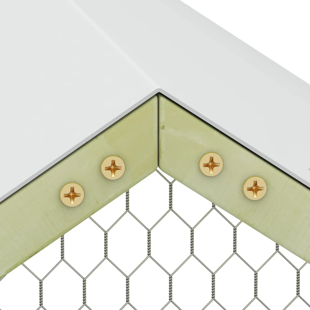 Poulailler en bois imprégné 2025 3 x 1,5 x 2 m – Enclos sécurisé pour oiseaux et petits animaux