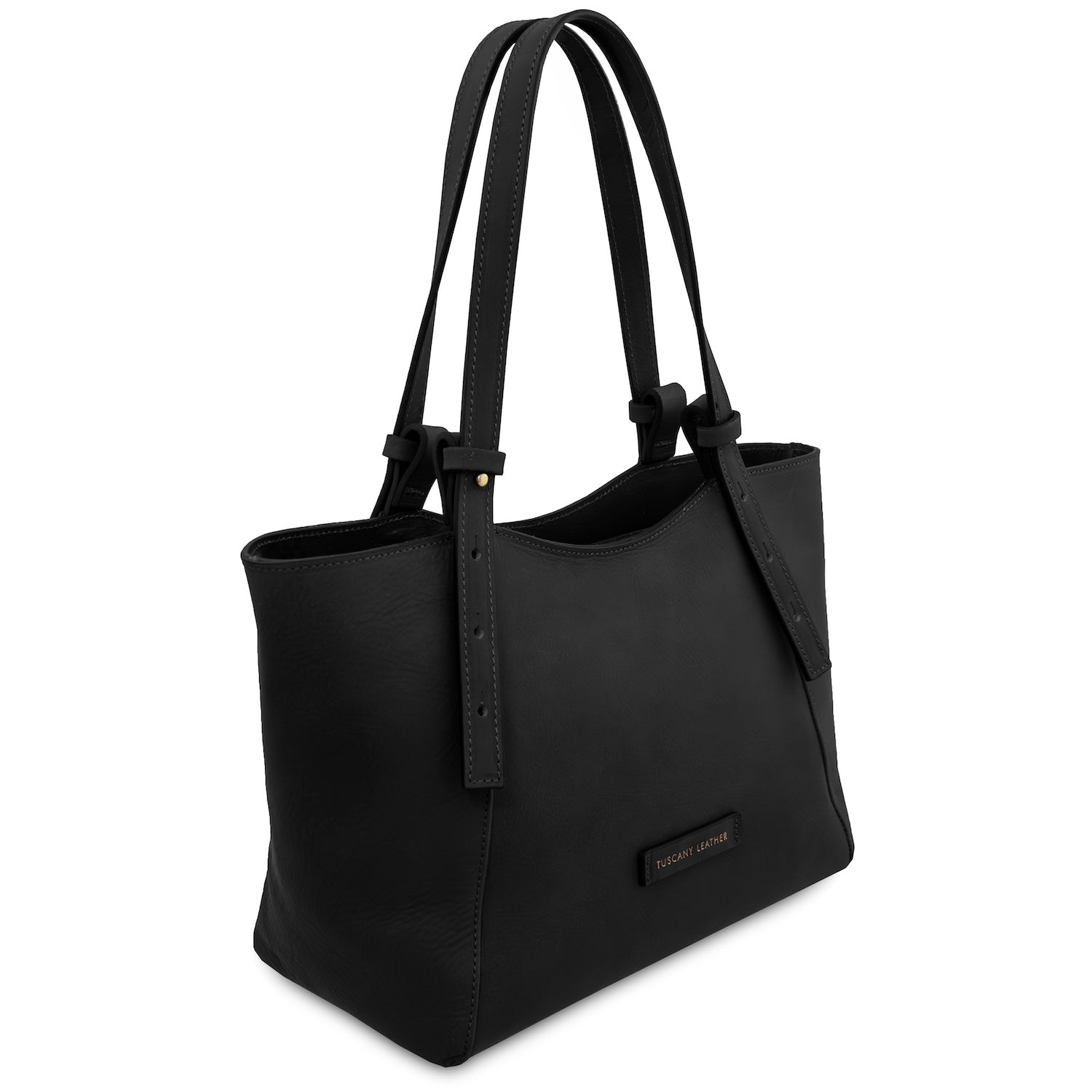 Libra - Long handle leather tote bag | TL142562