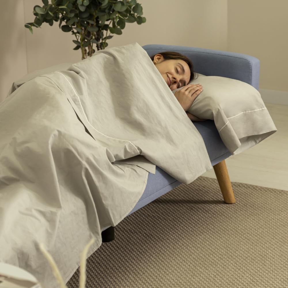 Nalui – 3-Sitzer-Schlafsofa, gepolstert, 203 x 82 x 78 cm, One Dots, mit 2 Kissen und Klick-Klack-Öffnungsmechanismus mit mehreren Liegepositionen. Chaiselongue-Schlafsofa mit Holzbeinen, umwandelbar in ein Doppelbett | Beige