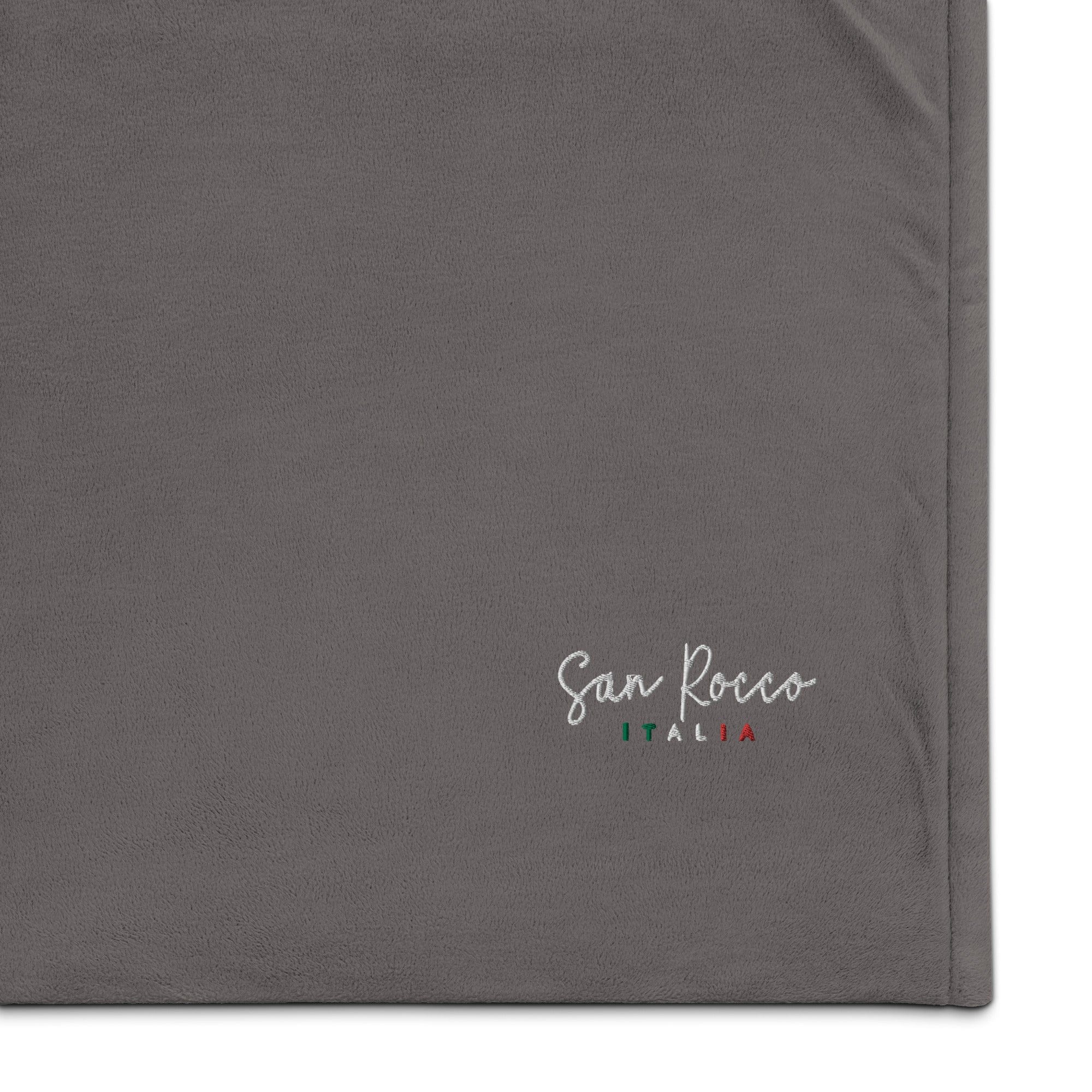 Premium San Rocco Italia sherpa blanket