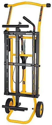 Gehrungssägenständer mit Rollen DWX726 (Modelljahr 2025). Gelb.