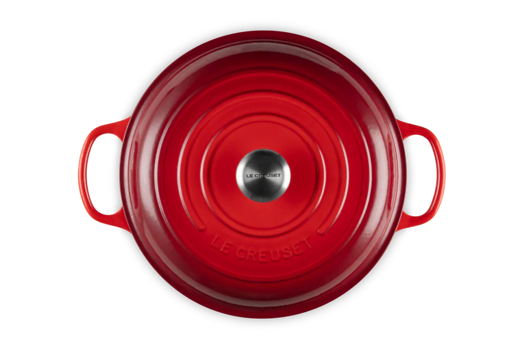 2025 Le Creuset - Campagnard Kirschrot Cocotte 30 cm og 3,5 l