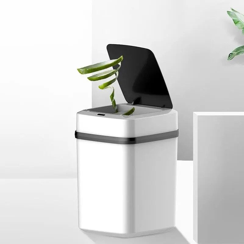 Poubelle de cuisine 2025 avec capteur de mouvement automatique et couvercle sans contact