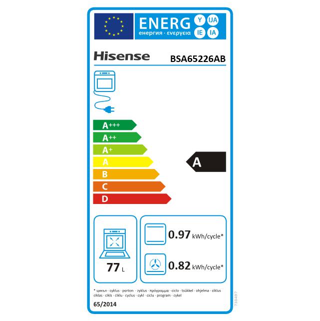 Hisense Hydrolyseofen A BSA65226AB