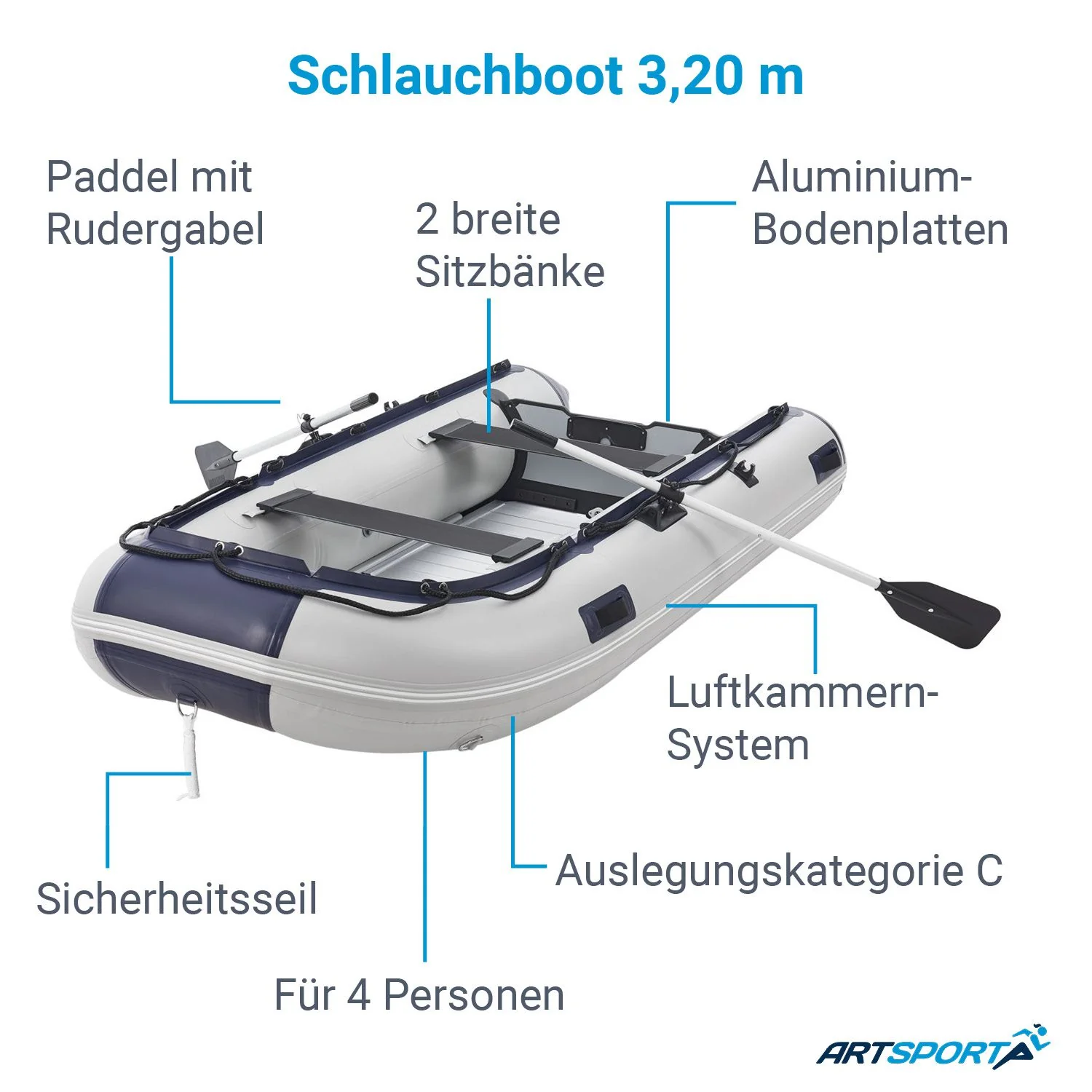Schlauchboot 2025, 3,20 m
