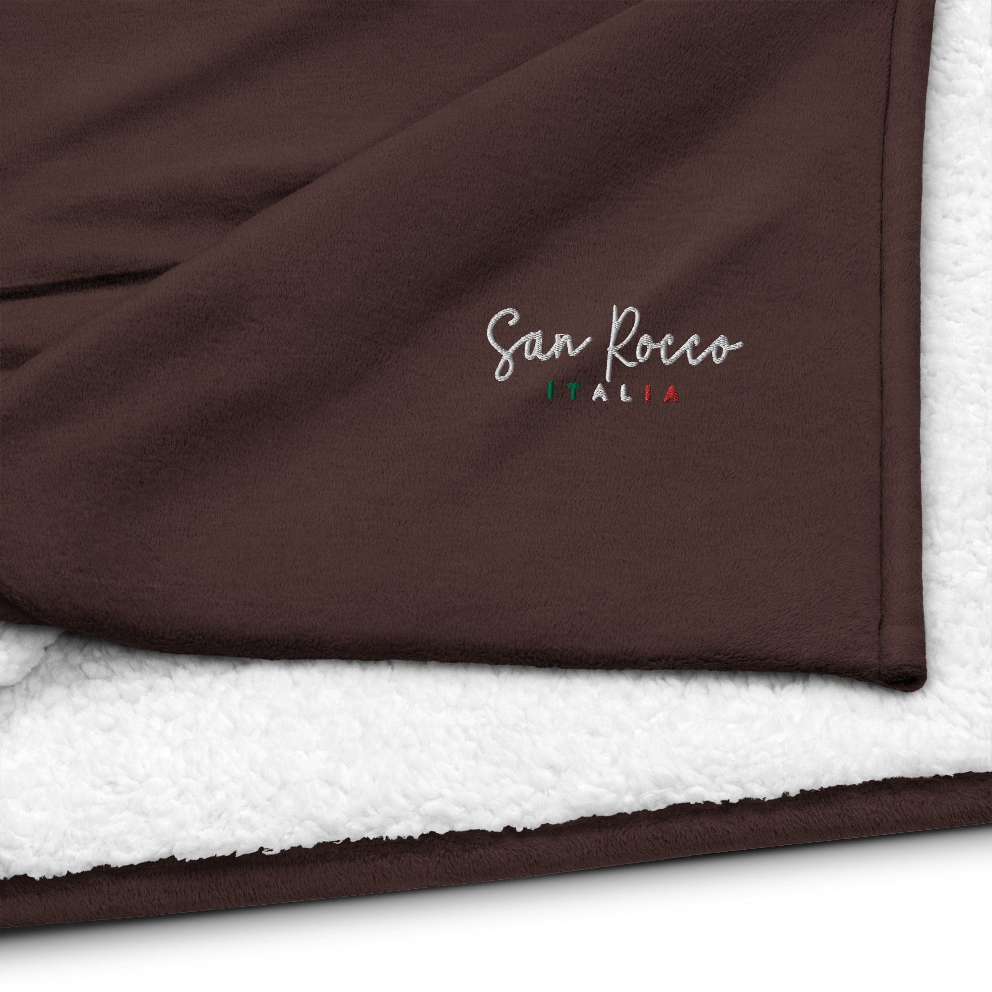 Premium San Rocco Italia sherpa blanket
