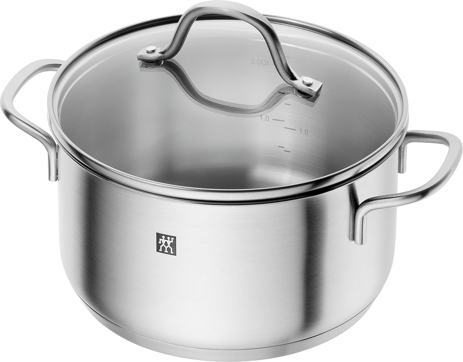 ZWILLING Flow Kochgeschirr-Set, 4 Deckel, induktionsgeeignet, Edelstahl, 5-teiliges Set