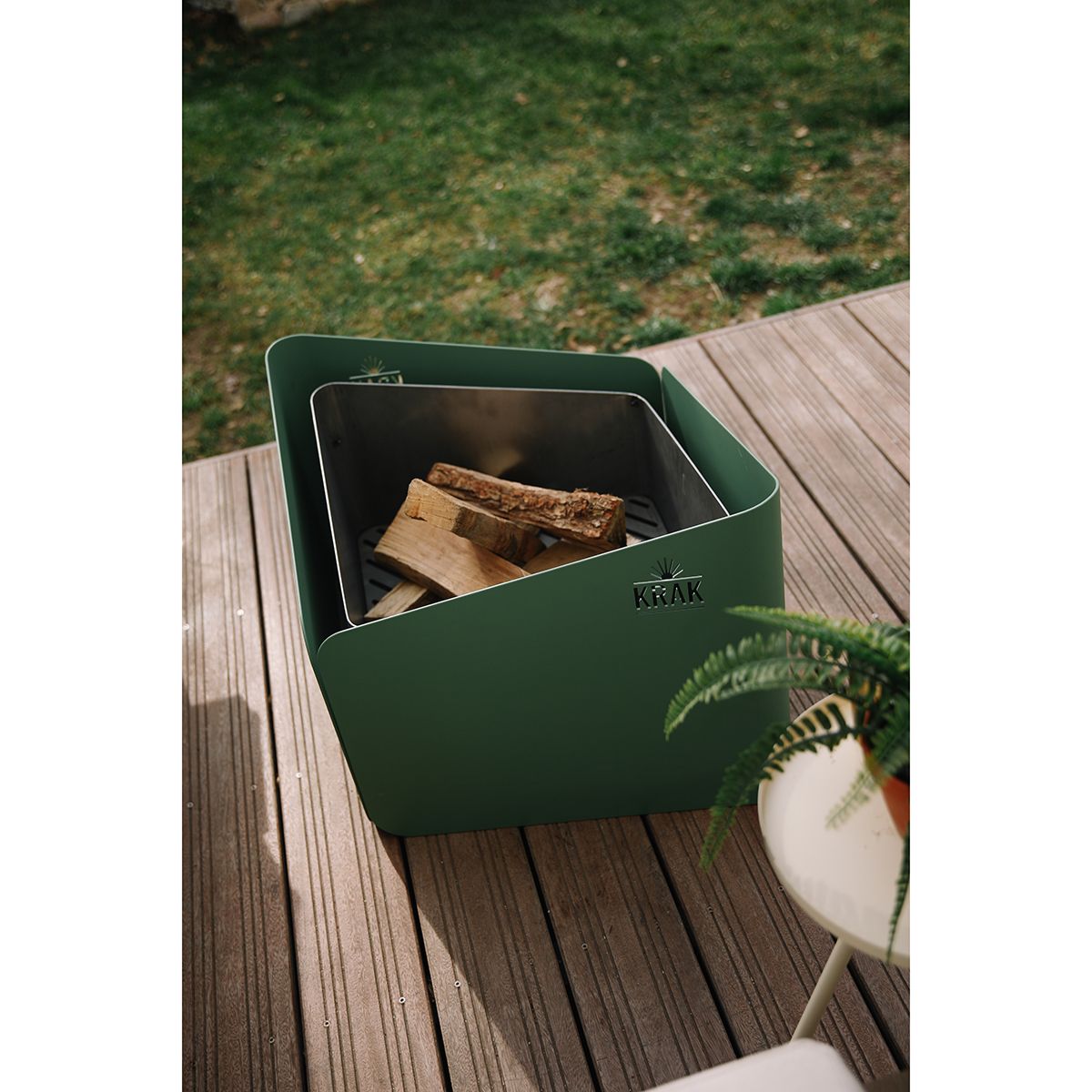 Krak Bålplads + Grill 79x69cm - Levant + Grill Vert Provence