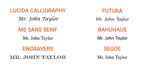 San Rocco Italia Custom Engraving Fonts