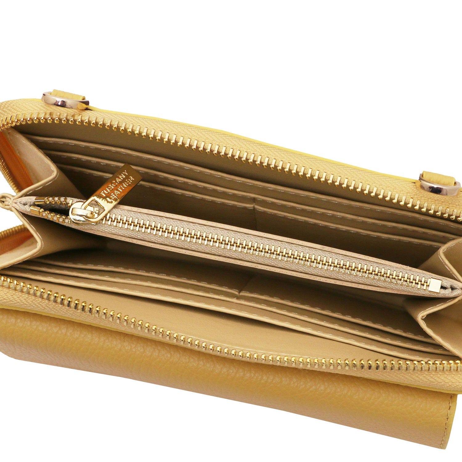 Urania - Leather phone wallet with strap | TL142433