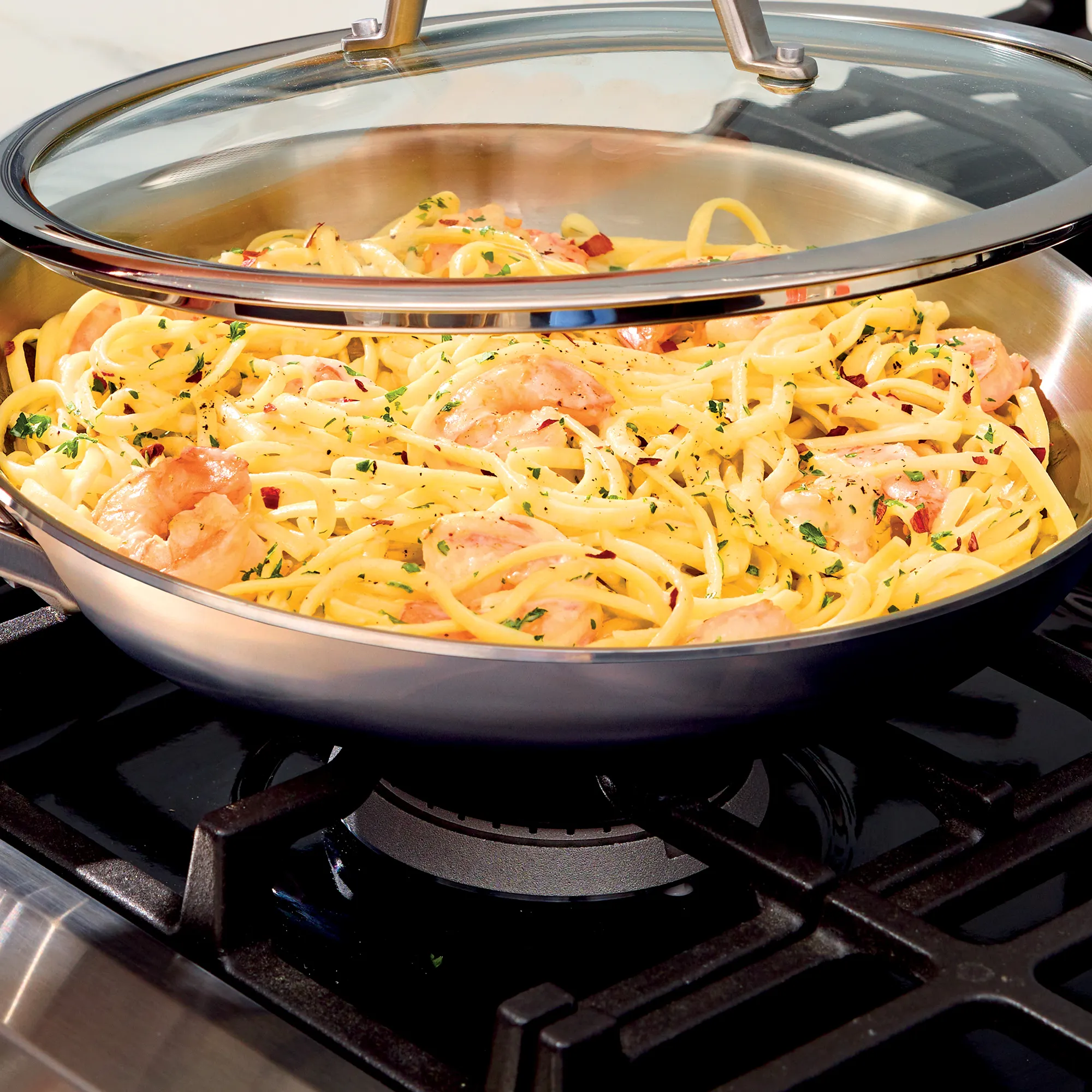 2025 Ninja EverClad™ - Professionelt køkkengrejsæt i rustfrit stål (7 dele)