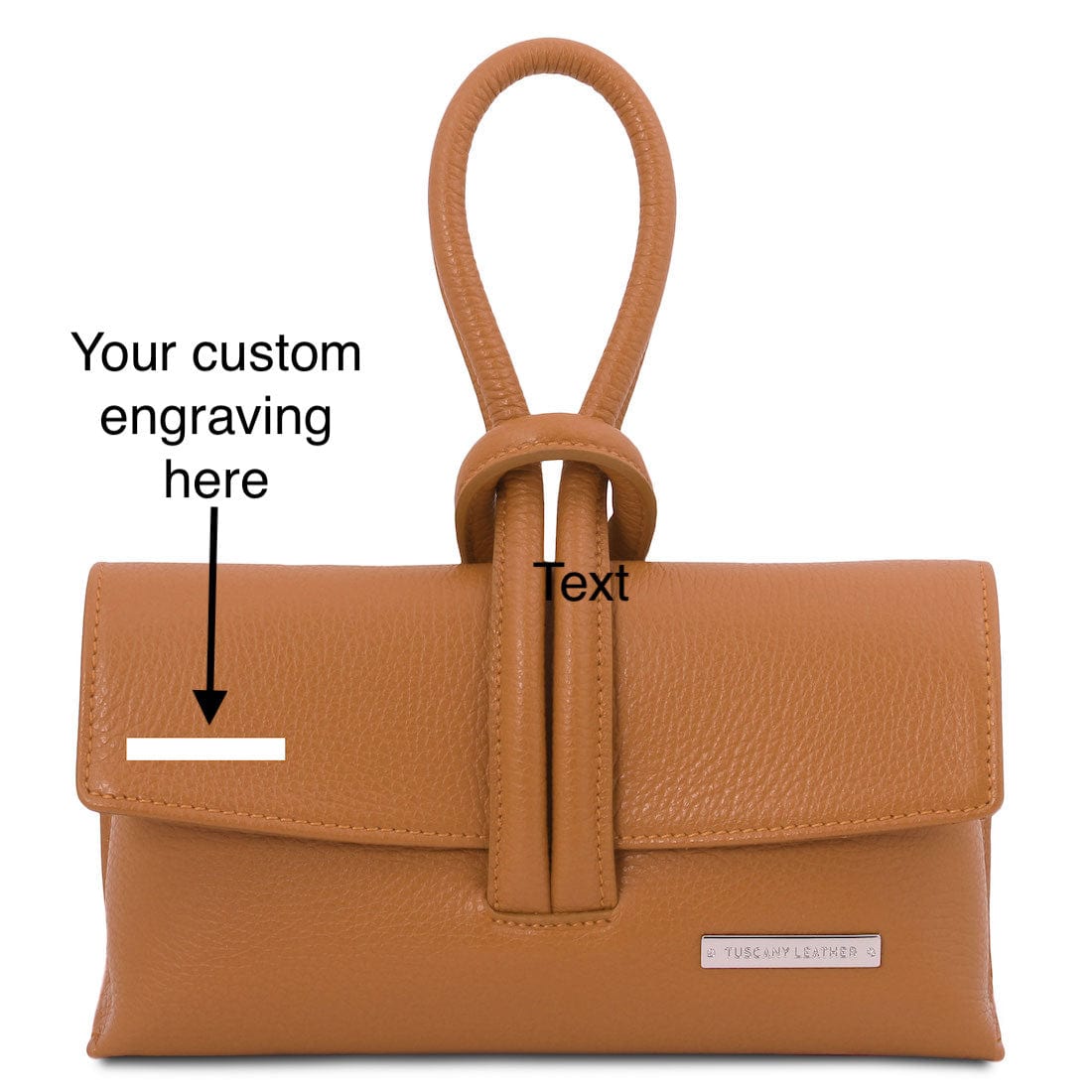 TL Bag - Foldover Leather Clutch | TL141990