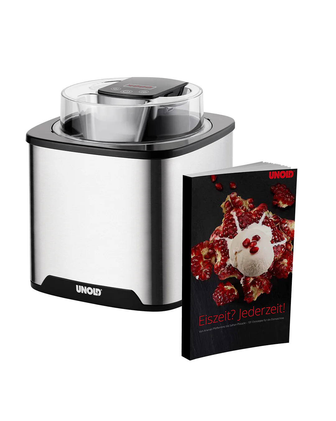 2025 Gelato Sorbet Maker med Opskriftsbog 1,5 L