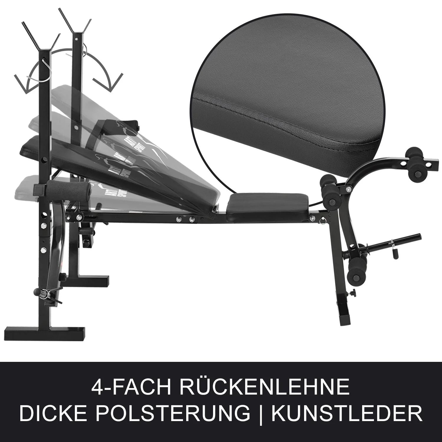 ProfiGym 1000 Hantelbank (Modelljahr 2025) mit Kurzhantelset